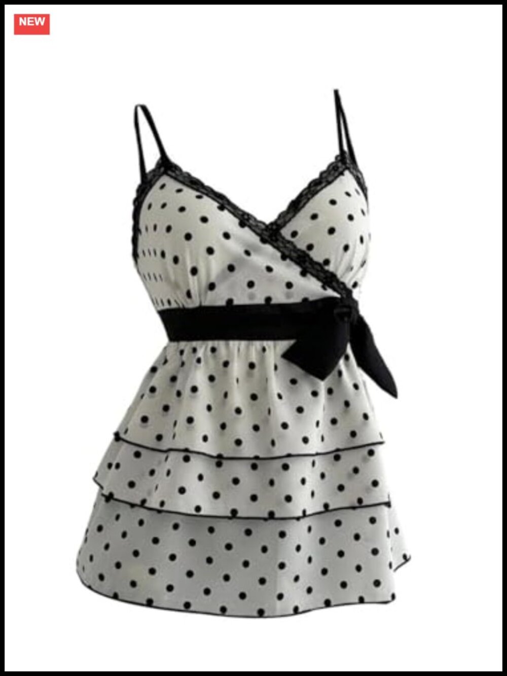 Y2K Polka Dot Babydoll Tank Top Sleeveless Peplum Summer Shirt